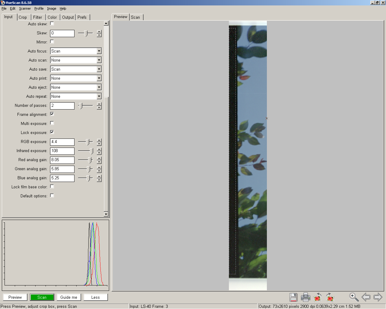 01 - align and preview (default)